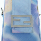 FENDI Zucca Canvas Shoulder Bag Light Blue62025A