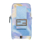 FENDI Zucca Canvas Shoulder Bag Light Blue62025A