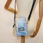 FENDI Zucca Canvas Shoulder Bag Light Blue62025A