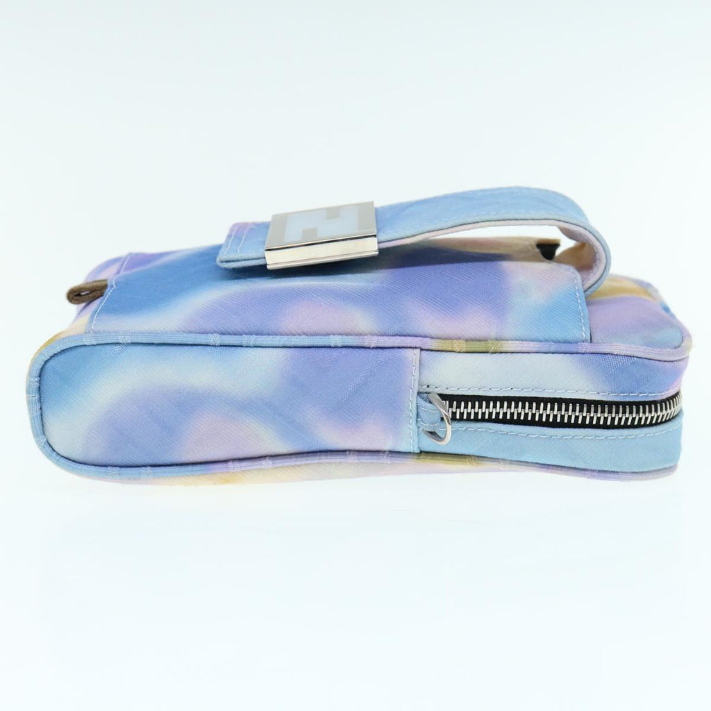 FENDI Zucca Canvas Shoulder Bag Light Blue62025A