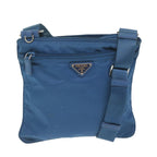 PRADA Shoulder Bag Nylon Blue  62074