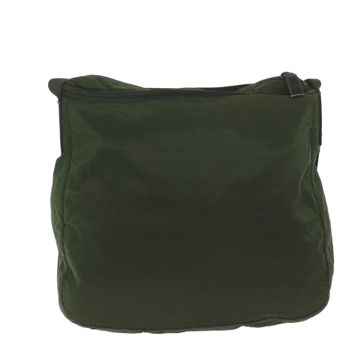 PRADA Shoulder Bag Nylon Khaki  62076