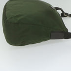 PRADA Shoulder Bag Nylon Khaki  62076