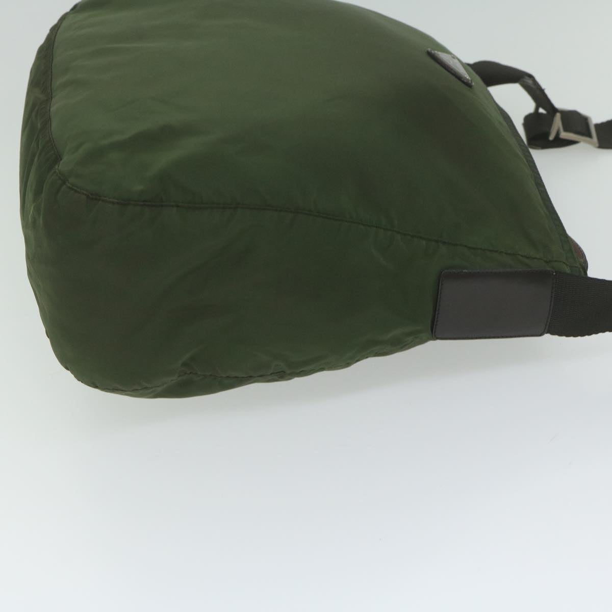 PRADA Shoulder Bag Nylon Khaki  62076