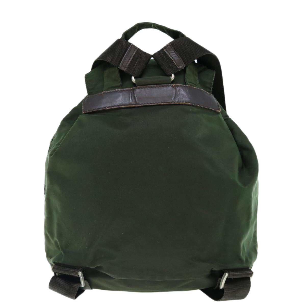 PRADA Backpack Nylon Khaki  62079