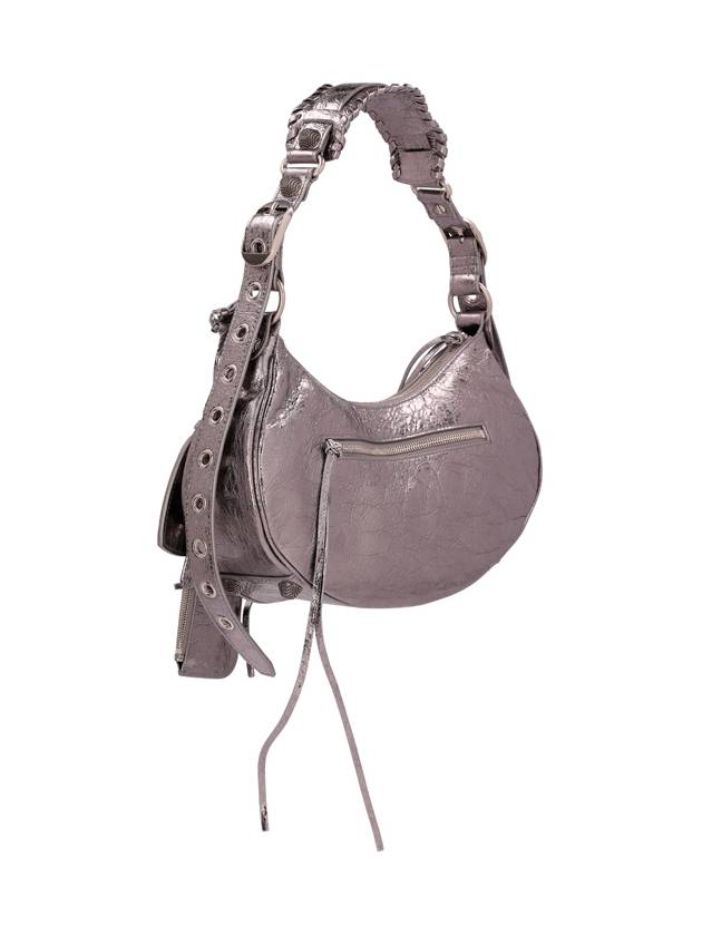 Balenciaga Le Cagole Small Shoulder Bag Silver