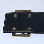 FENDI Zucchino Canvas Mamma Baguette Shoulder Bag Navy62112
