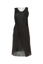 BOTTEGA VENETA Two-Tone Cotton Blend Mini Dress