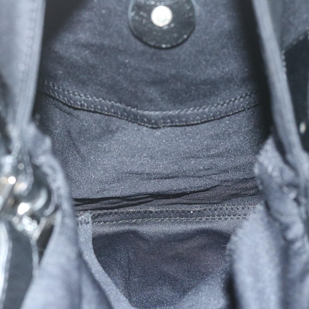 FENDI Mamma Baguette Shoulder Bag Nylon Black62129