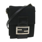 FENDI Mamma Shoulder Bag Nylon Black62178