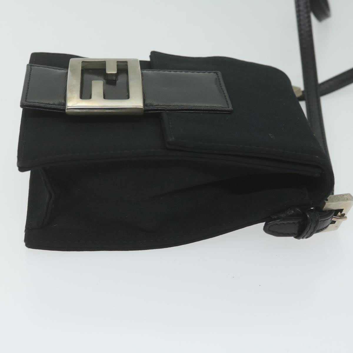 FENDI Mamma Shoulder Bag Nylon Black62178