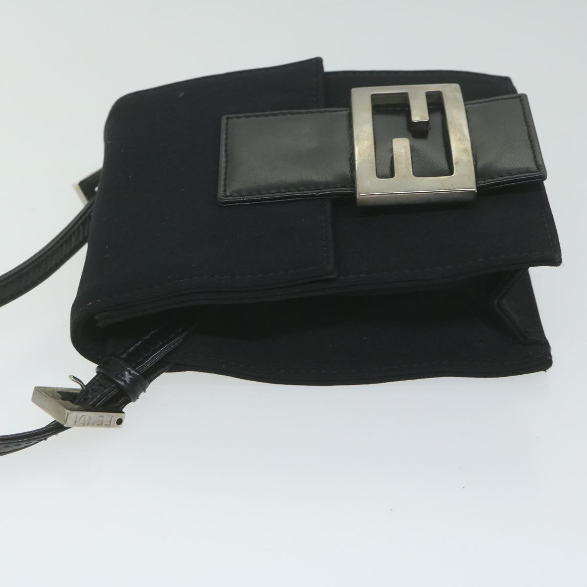 FENDI Mamma Shoulder Bag Nylon Black62178