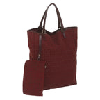 FENDI Zucchino Canvas Hand Bag Red62237
