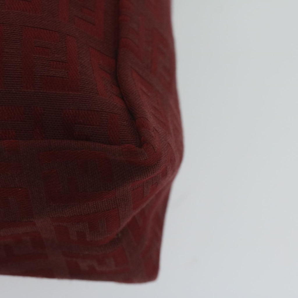 FENDI Zucchino Canvas Hand Bag Red62237