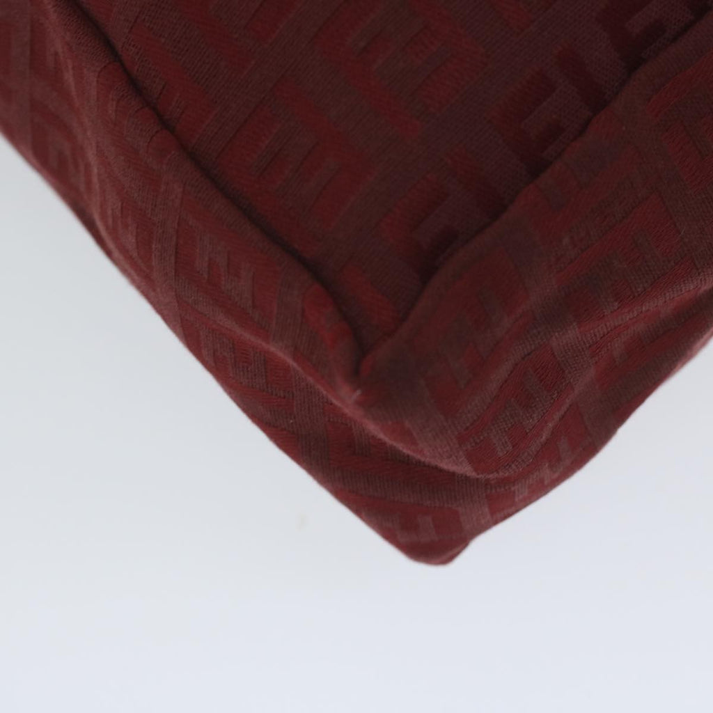 FENDI Zucchino Canvas Hand Bag Red62237