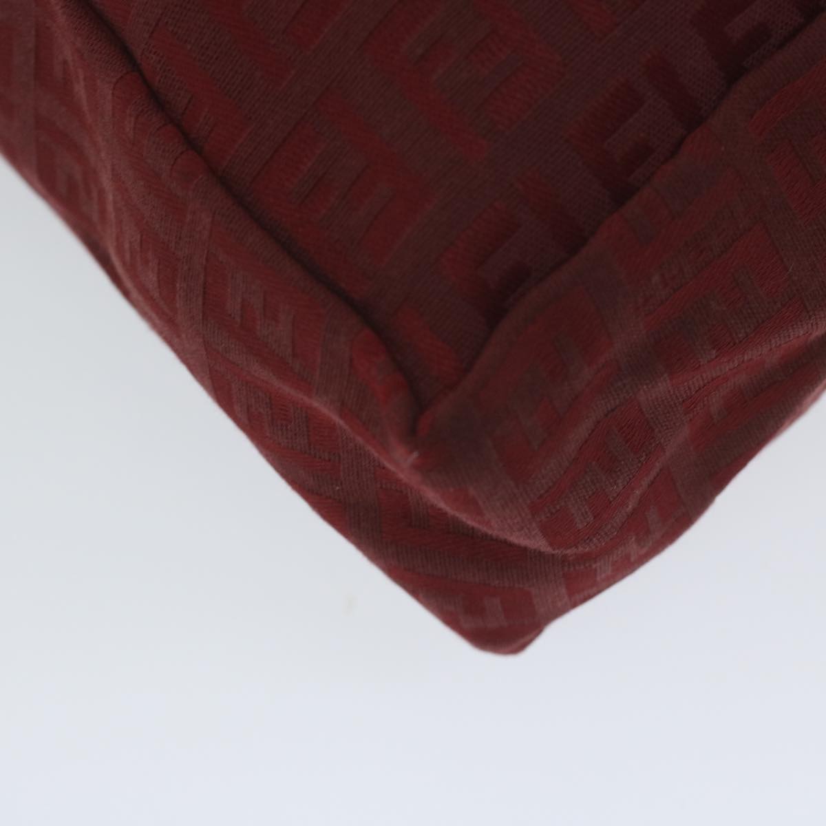 FENDI Zucchino Canvas Hand Bag Red62237