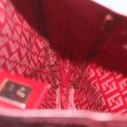 FENDI Zucchino Canvas Hand Bag Red62237
