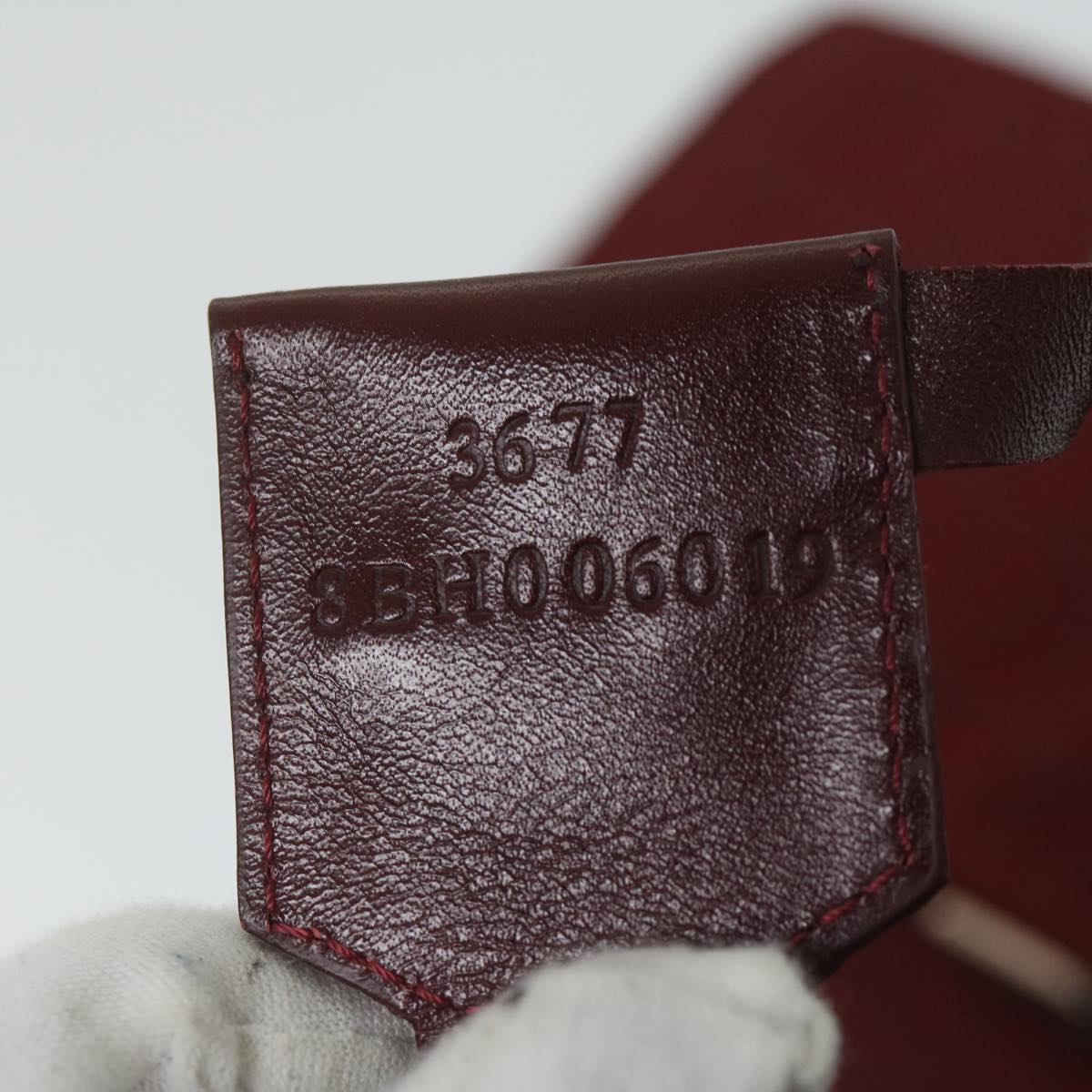 FENDI Zucchino Canvas Hand Bag Red62237