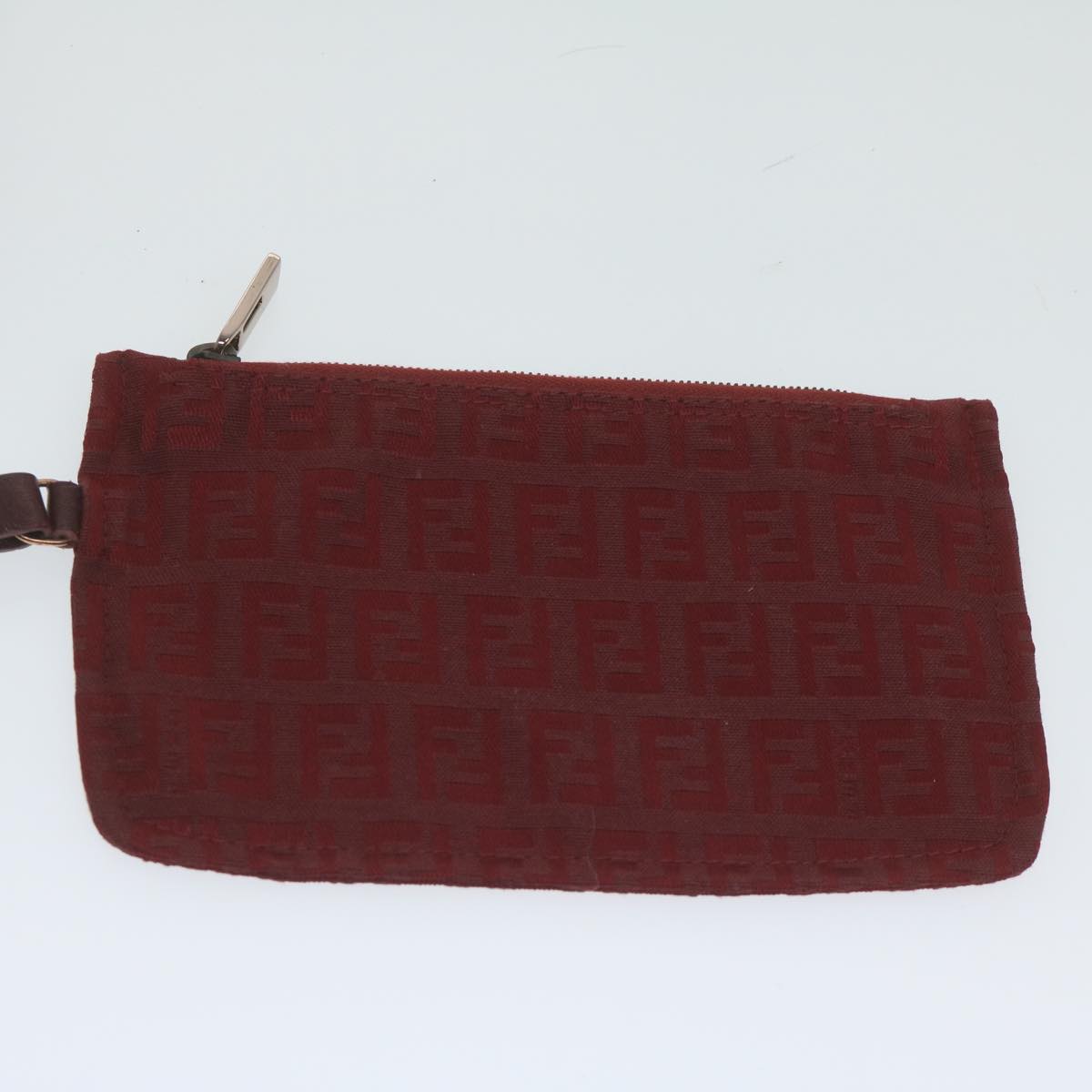 FENDI Zucchino Canvas Hand Bag Red62237