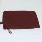 FENDI Zucchino Canvas Hand Bag Red62237