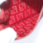 FENDI Zucchino Canvas Hand Bag Red62237