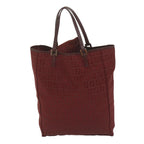 FENDI Zucchino Canvas Hand Bag Red62237