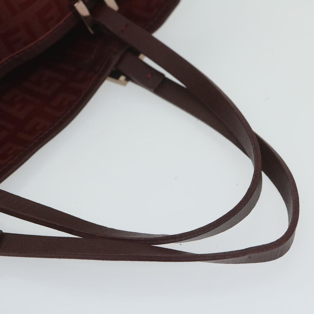 FENDI Zucchino Canvas Hand Bag Red62237
