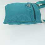 PRADA Shoulder Bag Nylon Turquoise Blue  62238