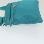 PRADA Shoulder Bag Nylon Turquoise Blue  62238