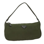 PRADA Accessory Pouch Nylon Khaki  62267