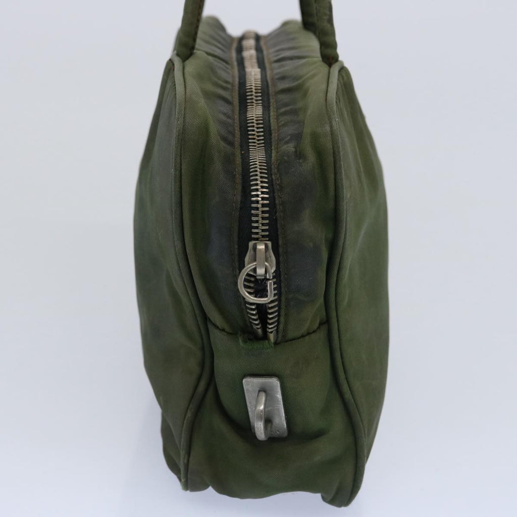 PRADA Hand Bag Nylon Khaki  62293