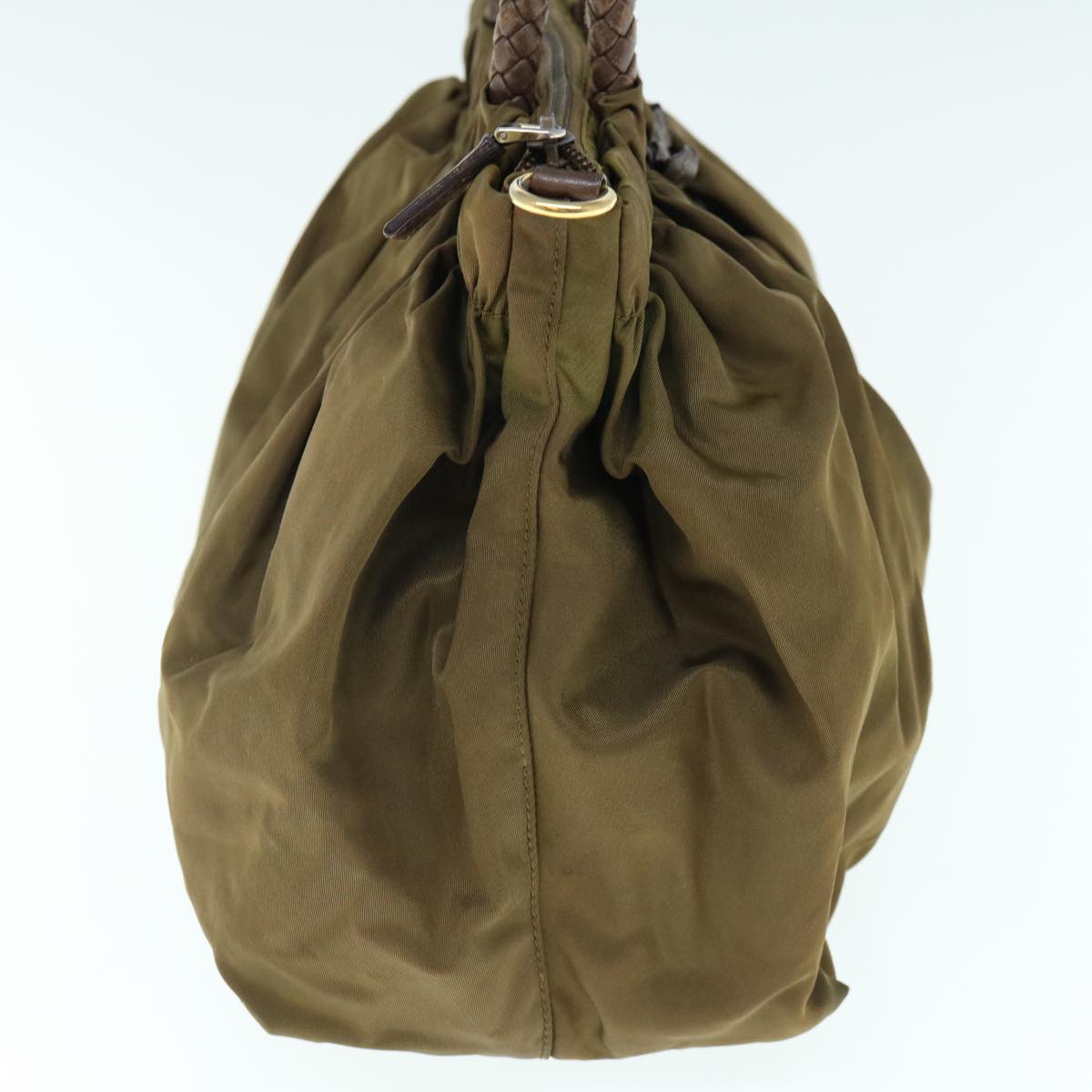 PRADA Hand Bag Nylon 2way Khaki  62327