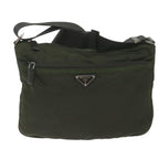PRADA Shoulder Bag Nylon Khaki  62330