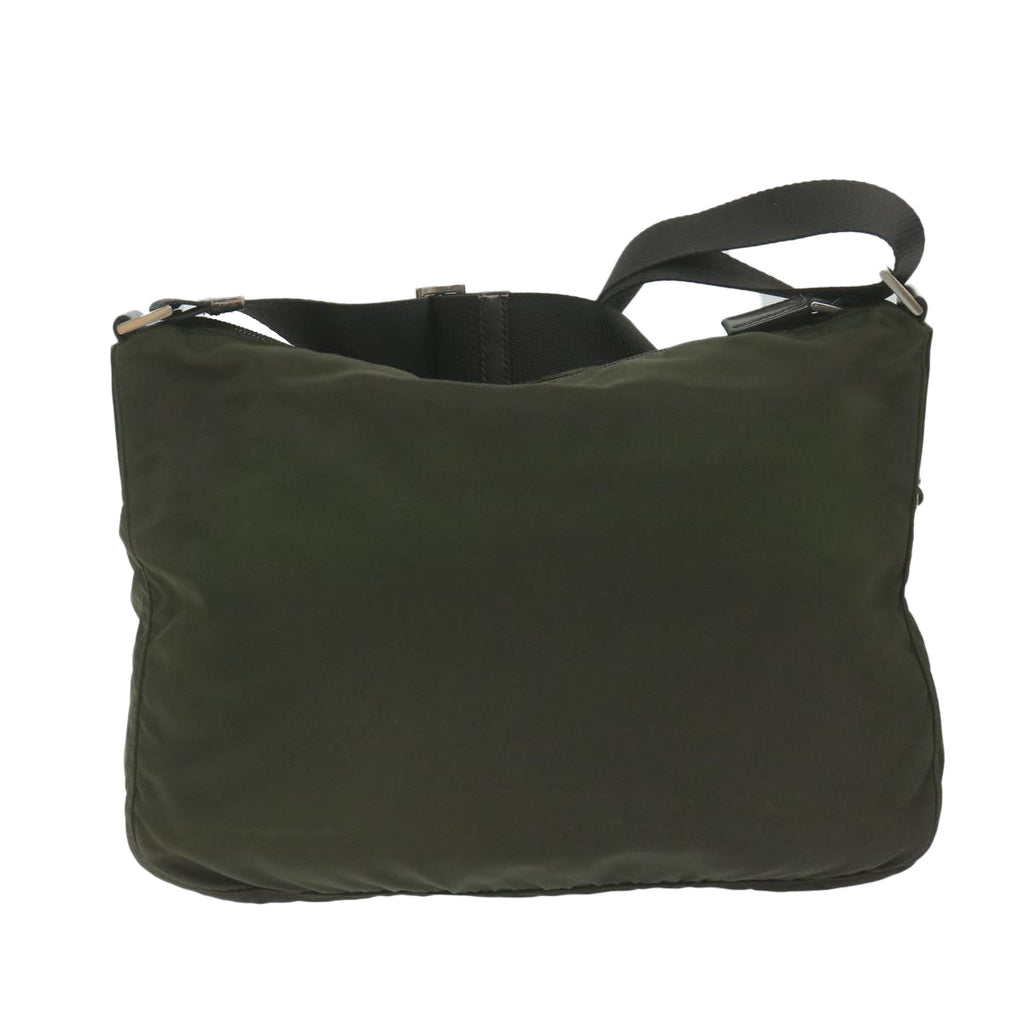 PRADA Shoulder Bag Nylon Khaki  62330