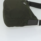 PRADA Shoulder Bag Nylon Khaki  62330