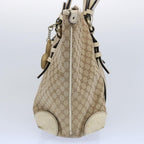 CELINE Macadam Canvas Tote Bag Beige  62341