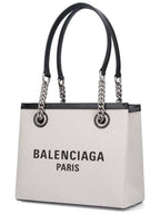 Balenciaga Duty Free Tote Bag White