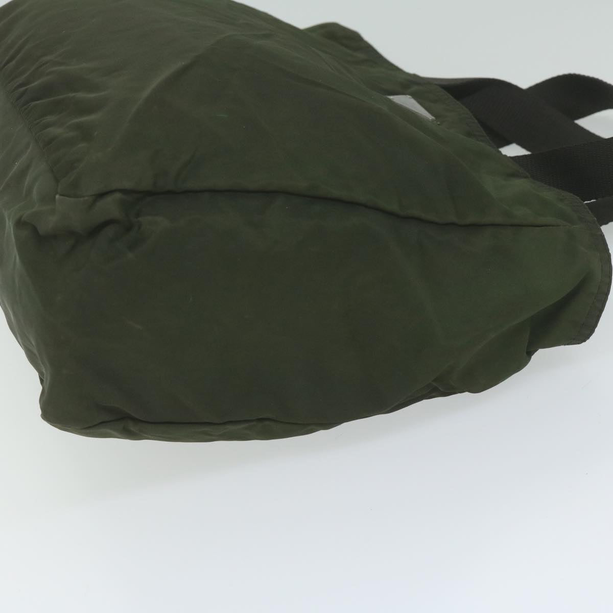PRADA Tote Bag Nylon Khaki  62356