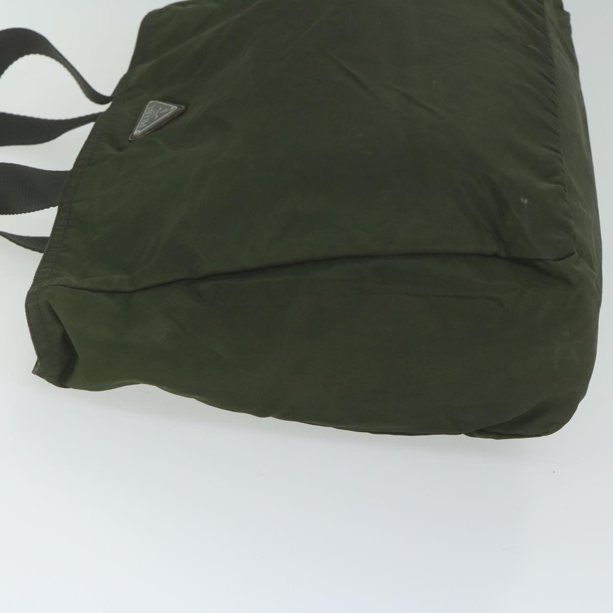 PRADA Tote Bag Nylon Khaki  62356