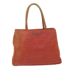 PRADA Hand Bag Nylon Red  62359