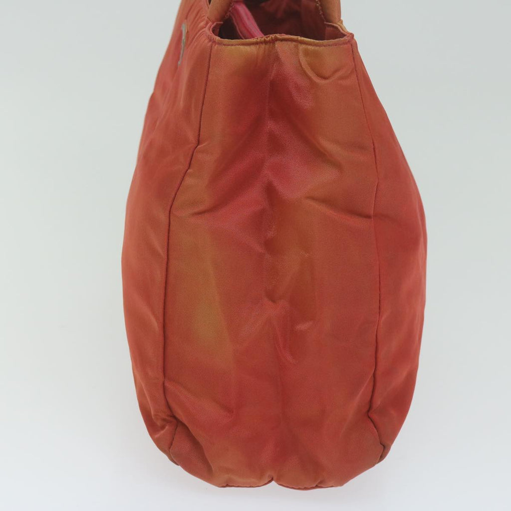 PRADA Hand Bag Nylon Red  62359