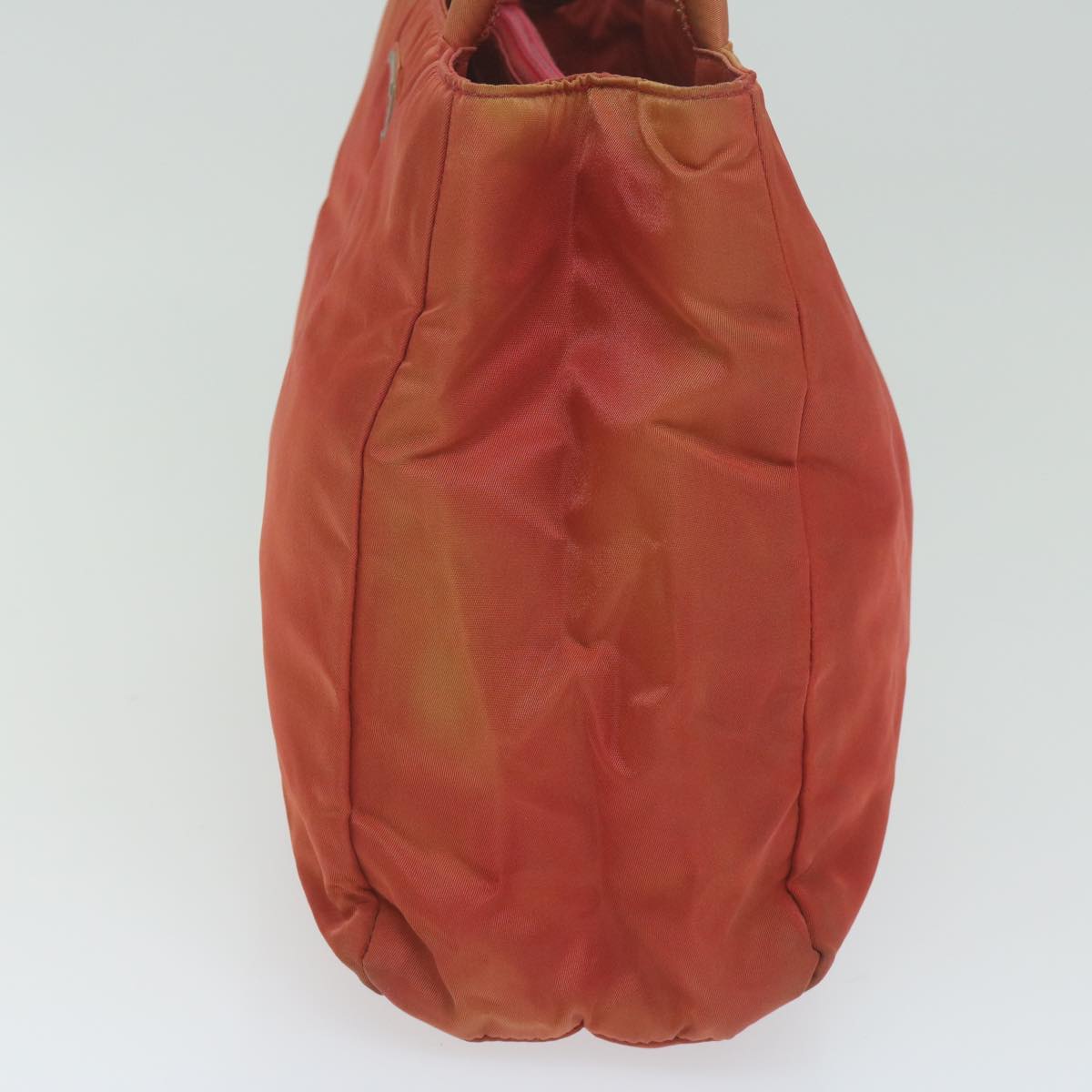 PRADA Hand Bag Nylon Red  62359