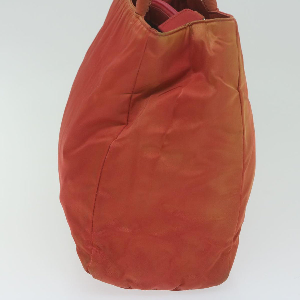 PRADA Hand Bag Nylon Red  62359