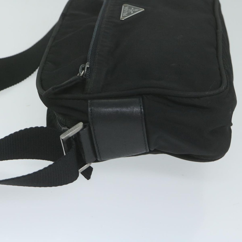 PRADA Shoulder Bag Nylon Black  62392