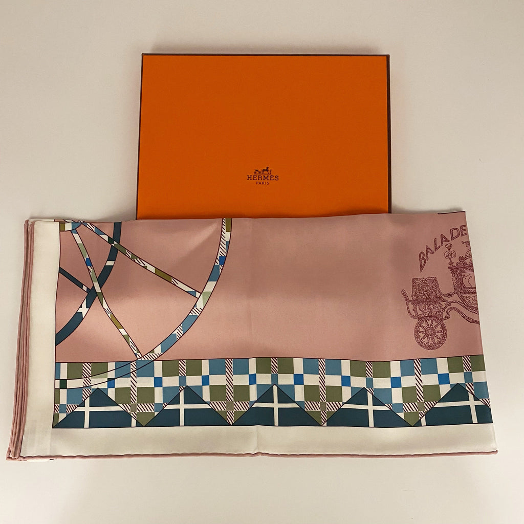 Hermes silk scarf