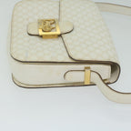 CELINE Macadam Canvas Shoulder Bag PVC Leather Whe  62462
