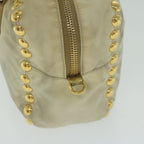 PRADA Hand Bag Nylon 2way Cream  62489