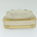 PRADA Hand Bag Nylon 2way Cream  62489