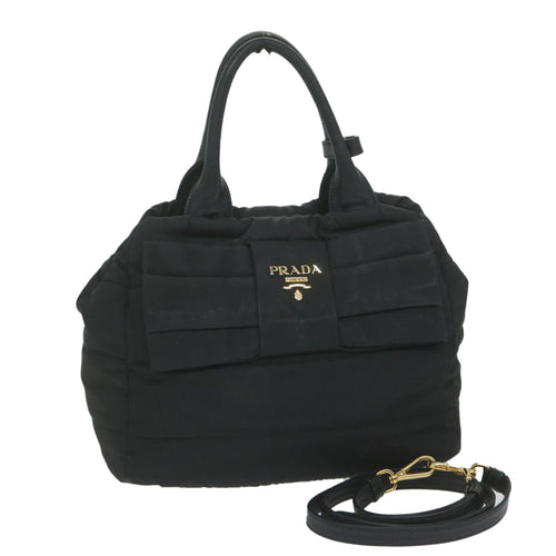 PRADA Hand Bag Nylon 2way Black  62501
