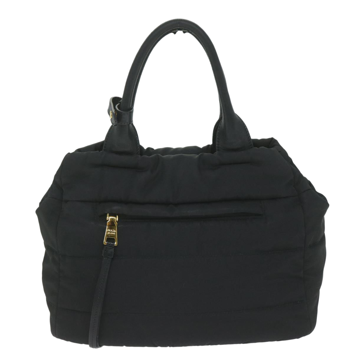 PRADA Hand Bag Nylon 2way Black  62501